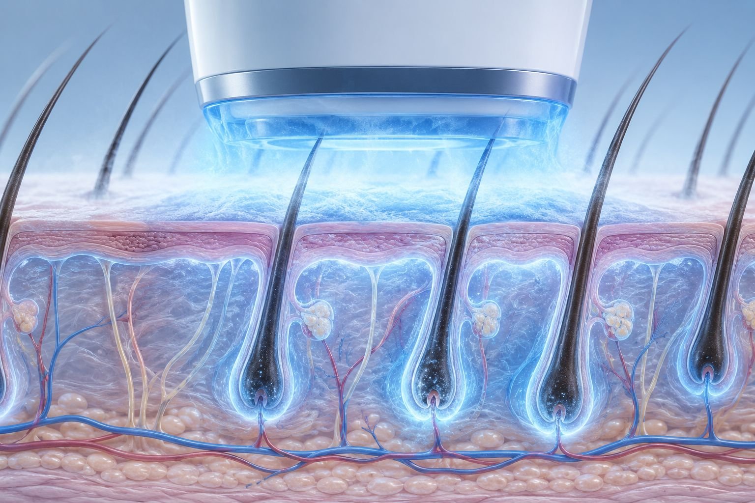 Cryo Therapy for scalp and hair roots