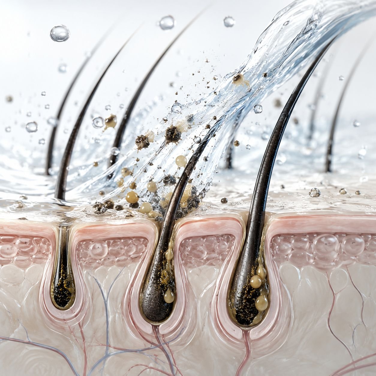 Detoxification scalp treatment