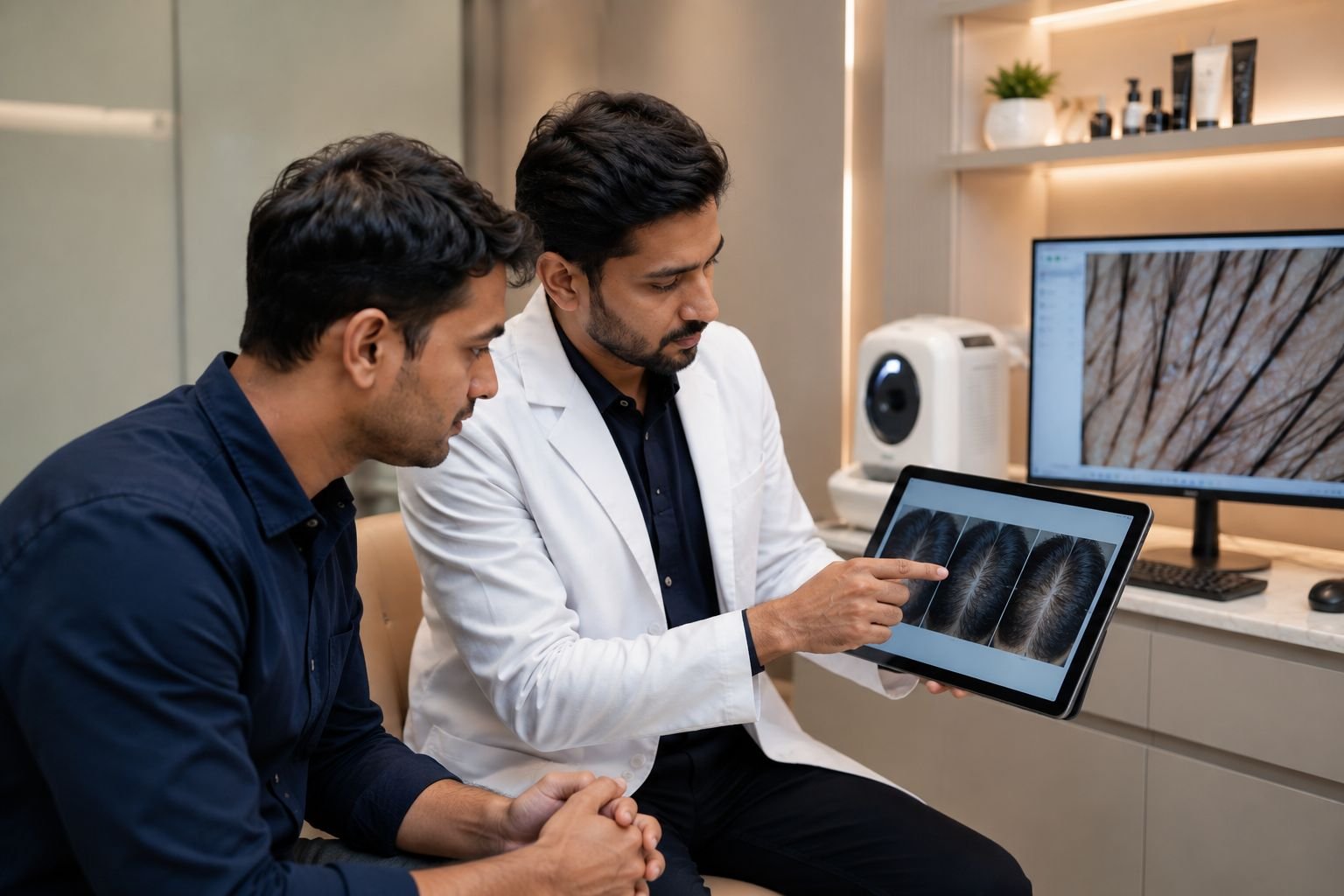 Digital hair analysis for personalized treatment planning