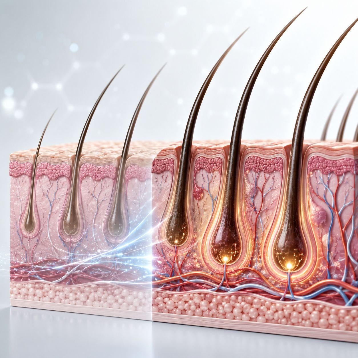 Hair treatment progress monitoring