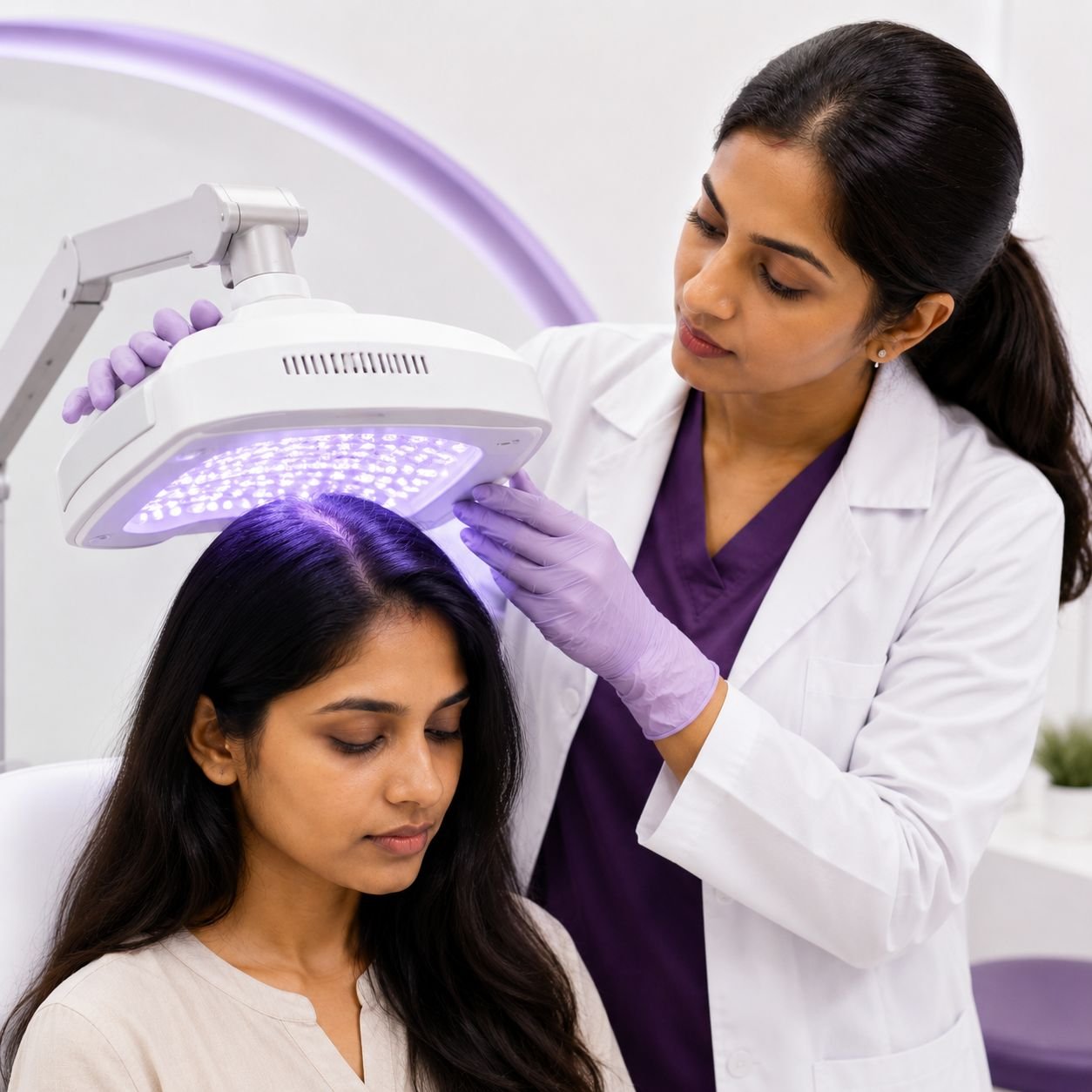 Photosynthesis therapy for scalp and hair follicles