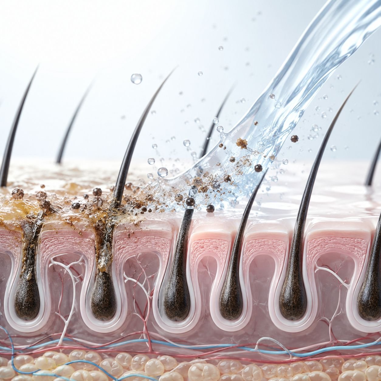 Professional scalp care treatment
