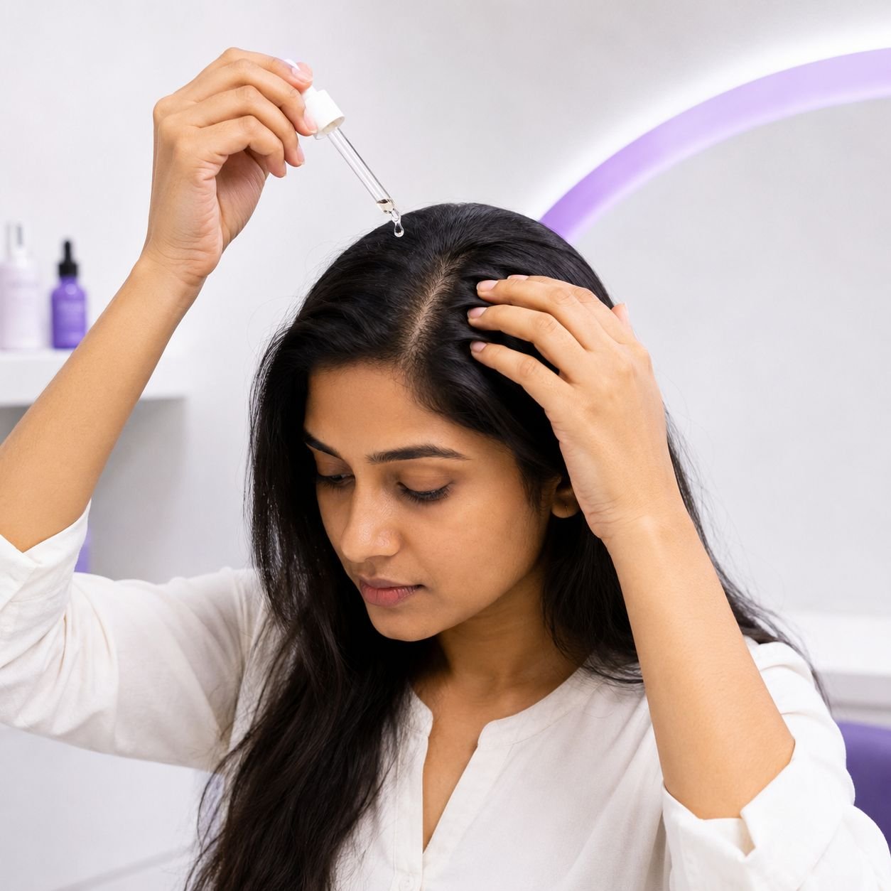 Therapeutic hair oil for scalp nourishment